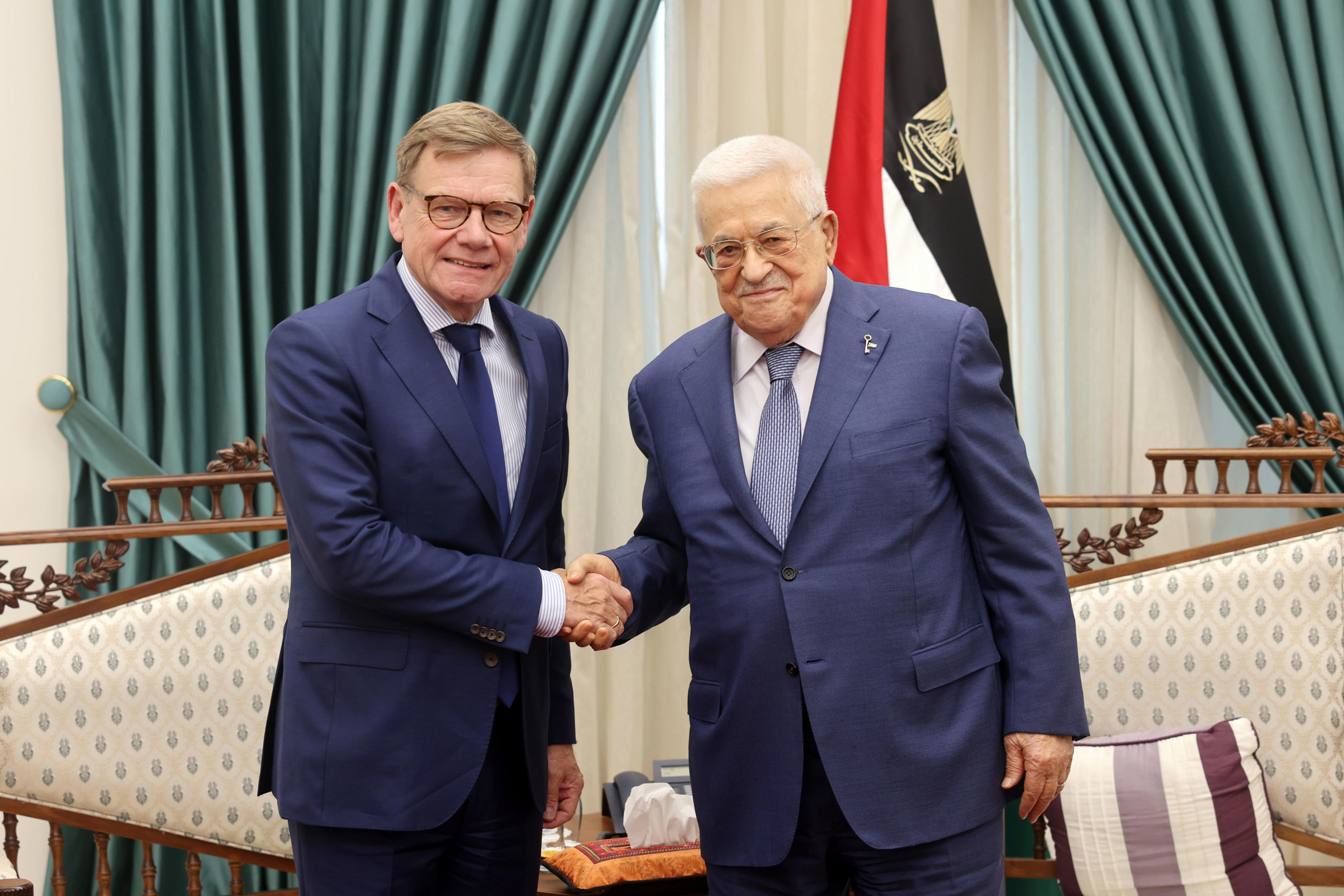 الرئيس يستقبل وزير الخارجية الألماني