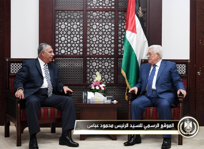 السيد الرئيس يستقبل مبعوث الرئيسالمصري الوزير خالد 
فوزياستقبل 
رئيس دولة فلسطين محمود عباس، اليوم الثلاثاء، في مقر الرئاسة بمدينة رام الله، 
مبعوث الرئيس المصري عبد الفتاح السيسي، الوزير خالد فوزي، والوفد المرافق 
له.