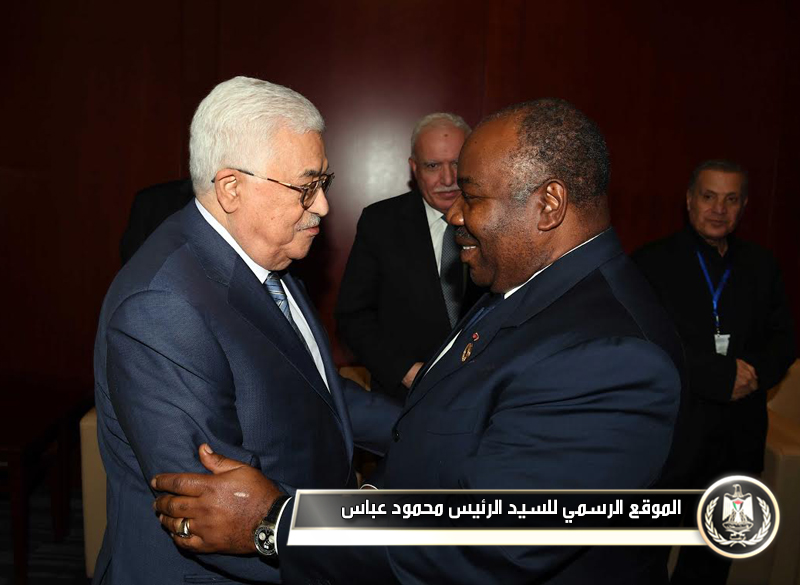 السيد الرئيس يلتقي في أديس أبابا رئيس 
الغابون