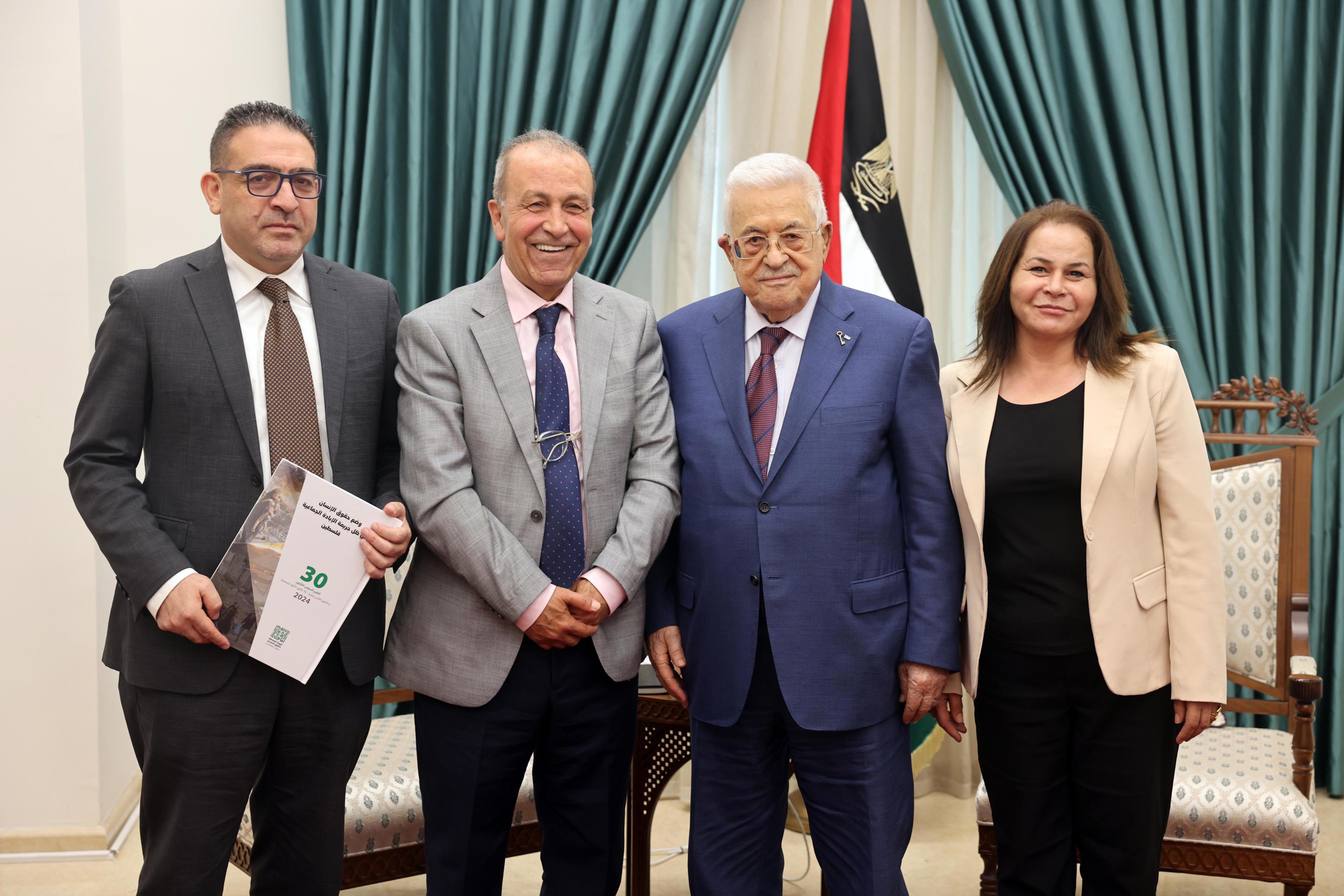 الرئيس يتسلم التقرير السنوي للهيئة المستقلة لحقوق المواطن