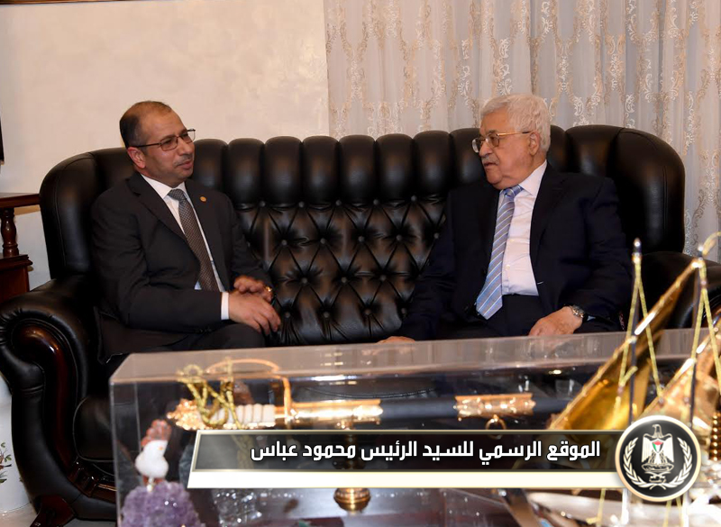السيد الرئيس يستقبل رئيس مجلس 
النواب 
العراقي