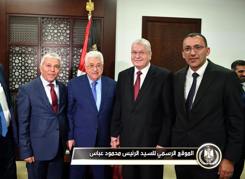 الرئيس عباس يستقبل وفد المؤتمر 
الإسلامي المشارك بفعالية القدس عاصمة الشباب 
الإسلامي