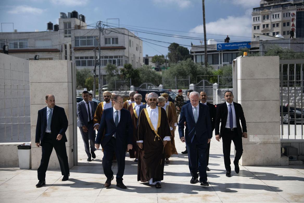 وزير خارجية سلطنة عُمان يصل فلسطين