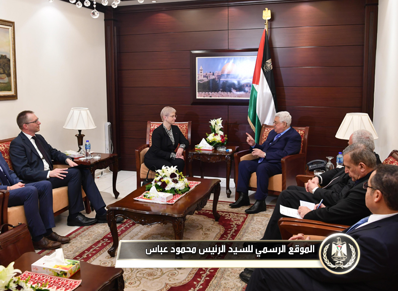 الرئيس يستقبل قنصل عام بلجيكا الجديد لدى 
فلسطين