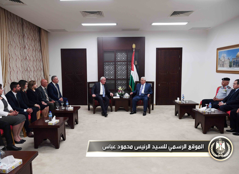 الرئيس يستقبل الفريق 
الفلسطيني للتدخل والاستجابة 
العاجلة