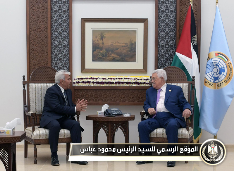 الرئيس عباس يستقبل مدير عام مركز 
الأبحاثالاحصائية التابع لمنظمة التعاون 
الإسلامي