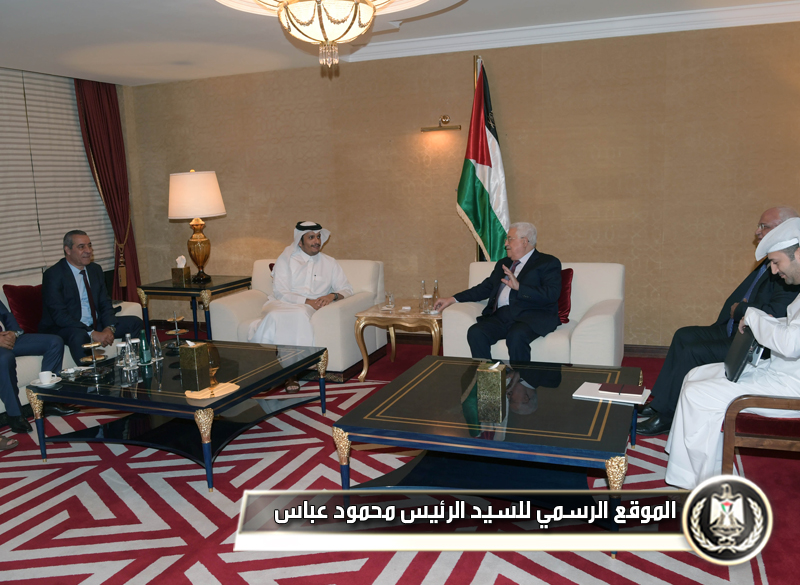 السيد الرئيس يستقبل وزير الخارجية 
القطري