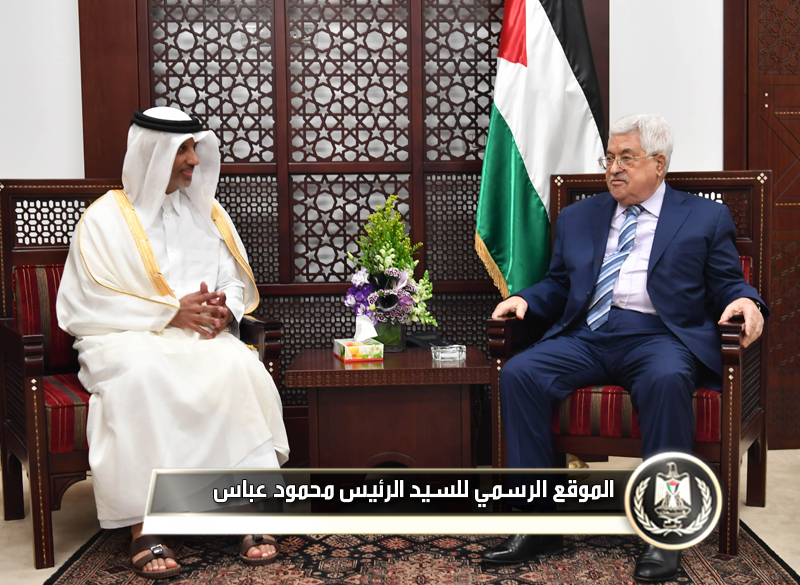السيد الرئيس يستقبل رئيس الاتحاد القطري 
لكرة القدم