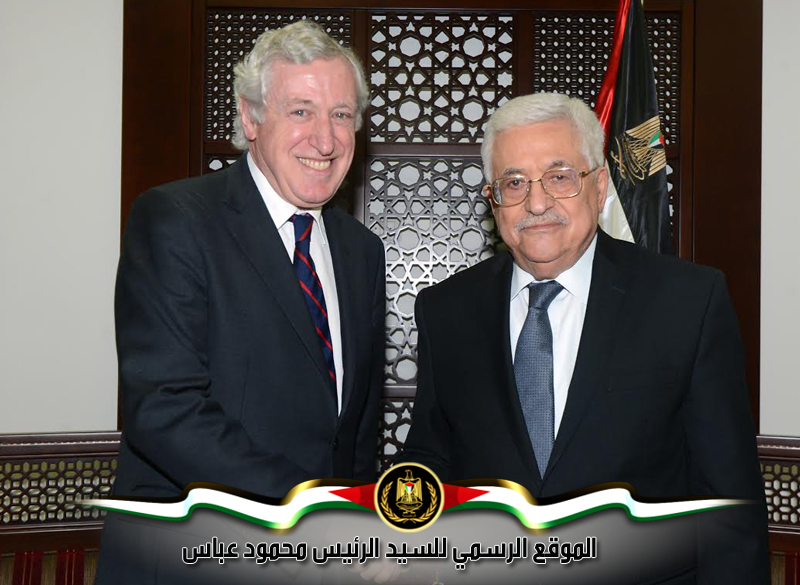 استقبل رئيس دولة فلسطين 
محمود عباس، اليوم الثلاثاء، بمقر الرئاسة في مدينة رام الله، المبعوث الفرنسي 
لعملية السلام بيير فيموند