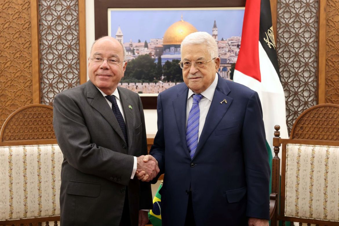 الرئيس يستقبل وزير خارجية البرازيل