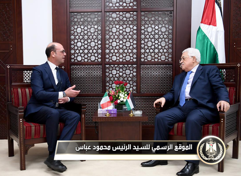 السيد الرئيس يستقبل وزير الشؤون الخارجية 
والتعاون الدولي الإيطالي انجلينو 
ألفانو.