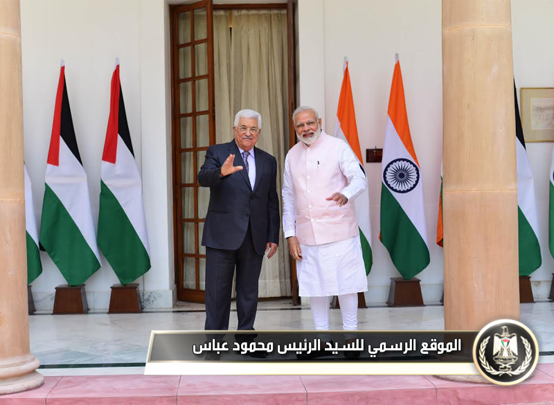 السيد الرئيس بمؤتمر مع رئيس وزراء الهند: 
إنهاء الاحتلال يمهد الطريق أمام تطبيق مبادرة السلام 
العربية