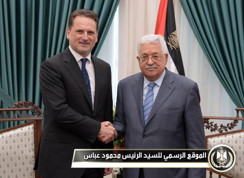 السيد الرئيس يستقبل المفوض العام لوكالة 
غوث وتشغيل اللاجئين 
الفلسطينيين