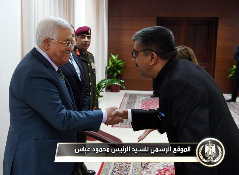 السيد الرئيس يتقبل أوراق اعتماد رئيس 
مكتب تمثيل جمهورية الهند.