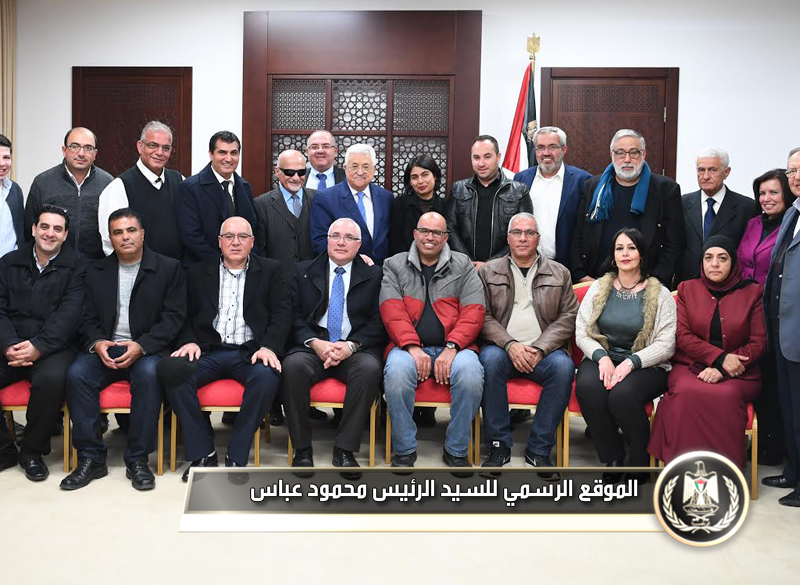 السيد 
الرئيس يستقبل وفدا من فلسطينيي 
يافا