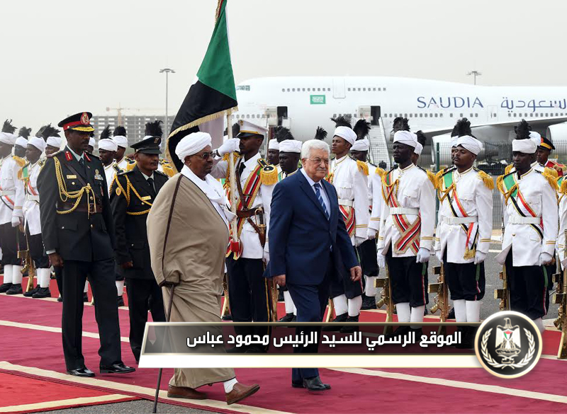 وصل رئيس دولة فلسطين محمود 
عباس، مساء اليوم الثلاثاء، إلى العاصمة السودانية الخرطوم، في زيارة رسمية لمدة 
ثلاثة أيام.