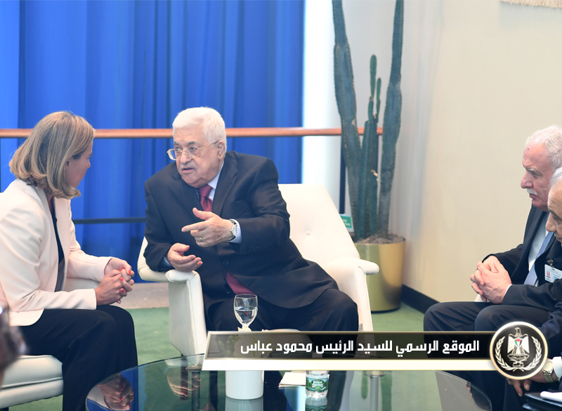 السيد الرئيس يلتقي 
موغريني