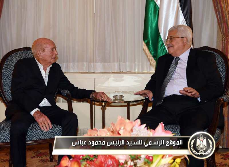  السيد 
الرئيس يلتقي  رئيس معهد الشرق الاوسط للسلام ، داني 
ابراهام.