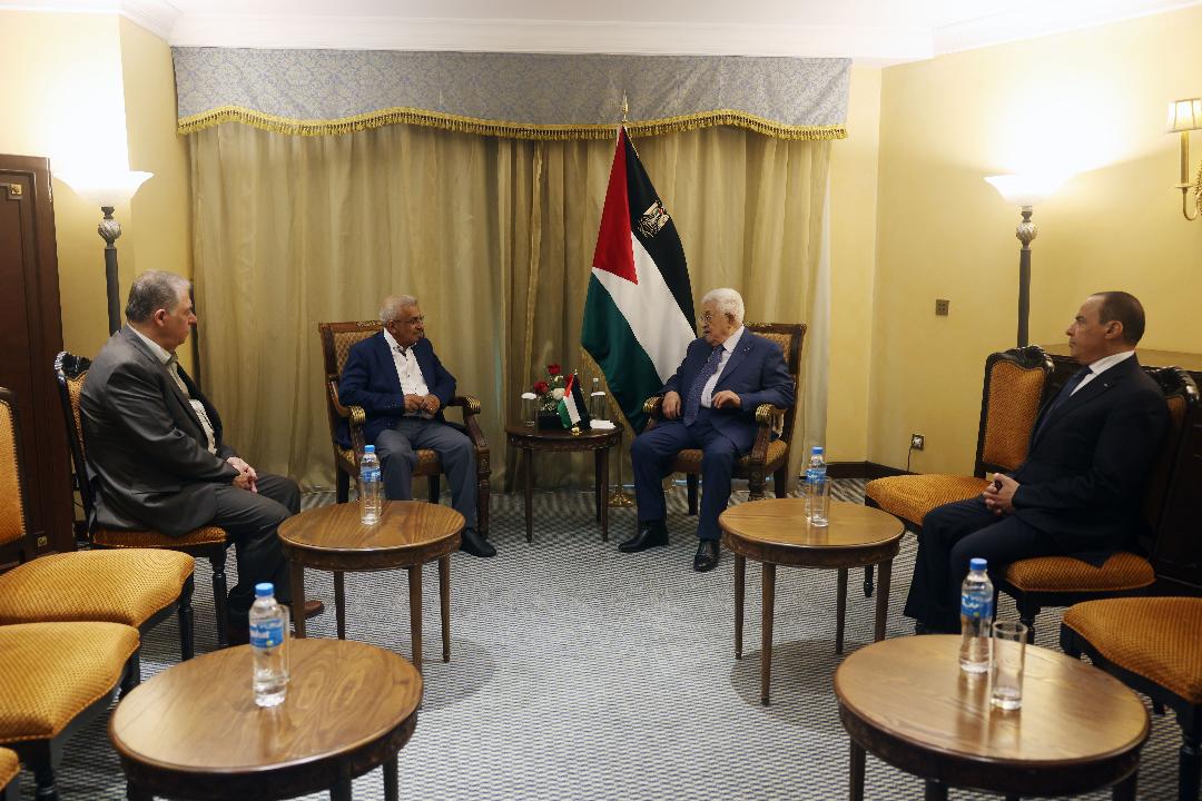 الرئيس يستقبل أمين عام التنظيم الشعبي الناصري النائب أسامة سعد