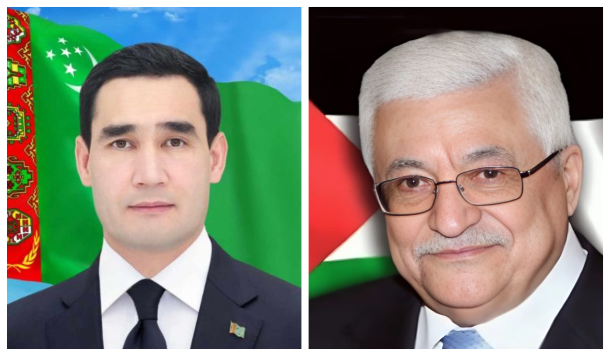 الرئيس يلتقي مع رئيس تركمانستان