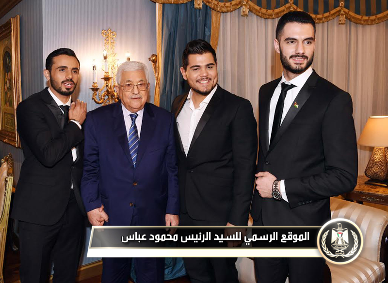 السيد الرئيس يستقبل المتسابقين في نهائي 
برنامج "محبوب العرب"