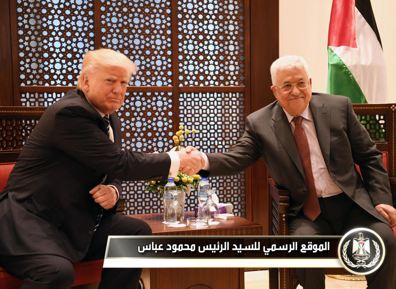 السيد الرئيس يستقبل نظيره 
الأميركي في بيت لحم