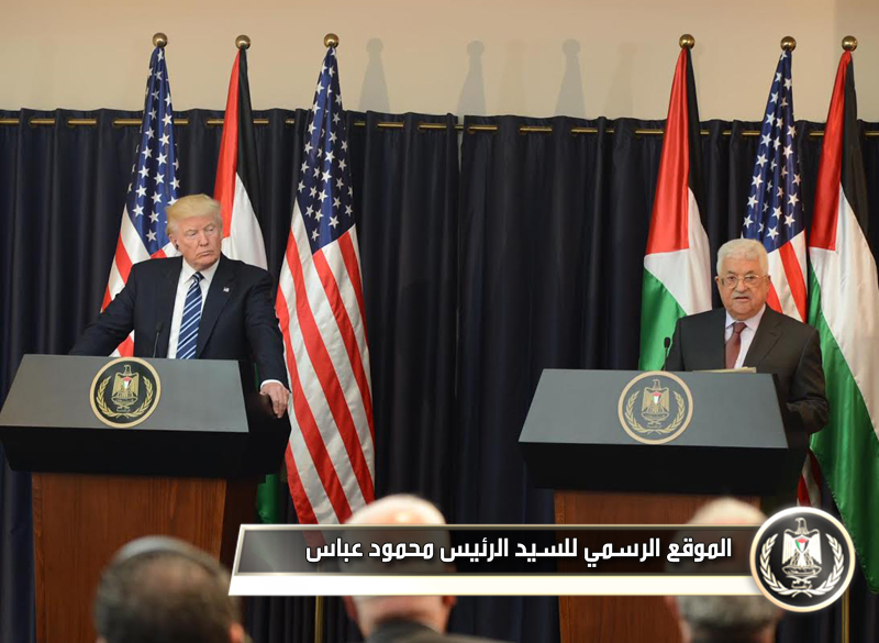 السيد الرئيس بمؤتمر صحفي مع 
ترامب:حرية شعبنا واستقلاله مفتاح السلام 
والاستقرار