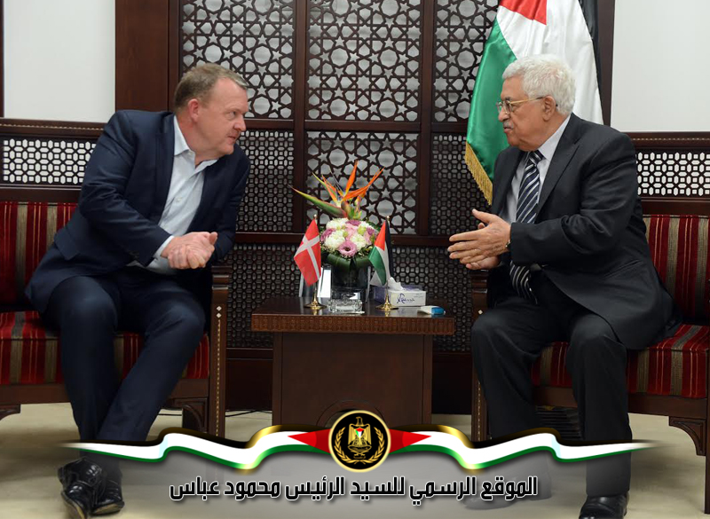 استقبل 
رئيس دولة فلسطين محمود عباس، اليوم الخميس، بمقر الرئاسة في مدينة رام الله، رئيس 
الوزراء الدنماركي لارس لوك راسموسين.