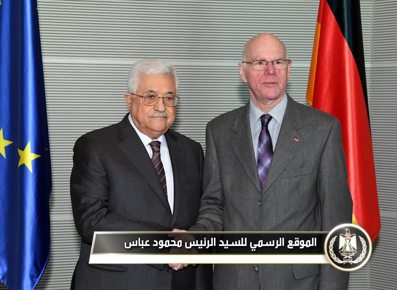 السيد الرئيس يطلع رئيس البرلمان الألماني 
على الأوضاع في فلسطين