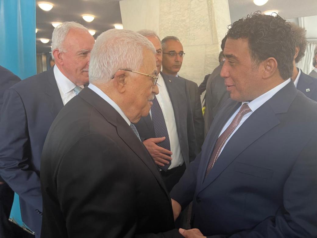 الرئيس يلتقي رئيس المجلس الرئاسي الليبي في نيويورك