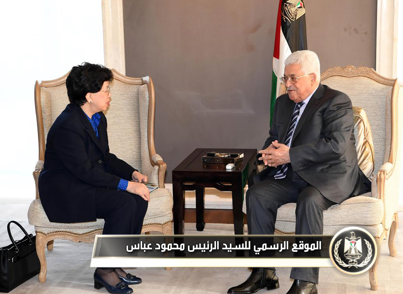 السيد الرئيس يستقبل المديرة العامة 
لمنظمةالصحة العالمية مارغريت 
تشان.