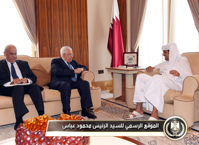 السيد الرئيس يلتقي مع أمير قطرالشيخ 
تميم بن حمد بن خليفة آل 
ثاني.