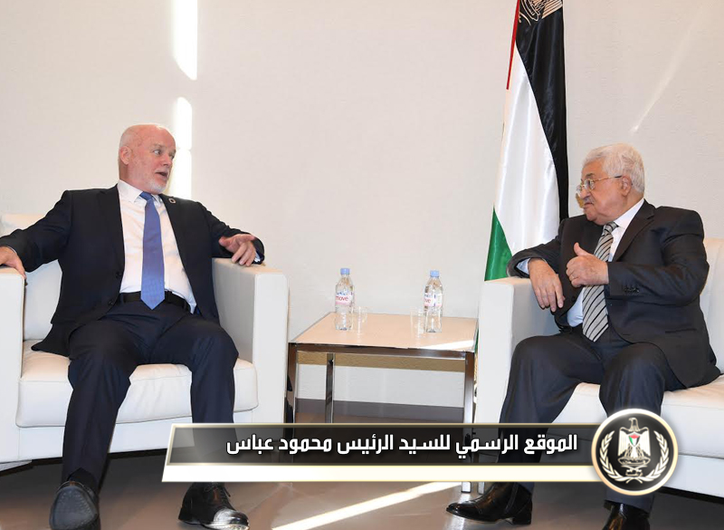 السيد الرئيس يلتقي رئيس الجمعية 
العامة للأمم المتحدة بيتر 
طومسون