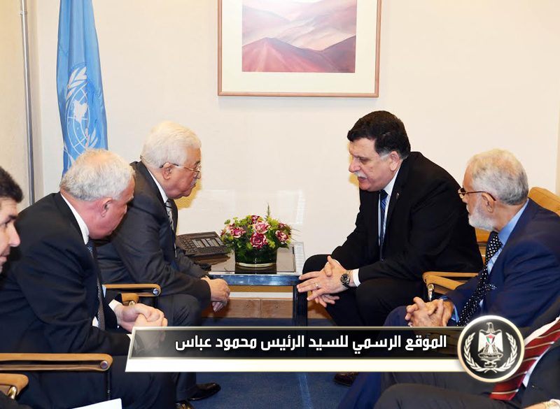 السيد الرئيس يستقبل رئيس المجلس 
الرئاسي الليبي فايز 
السراج.