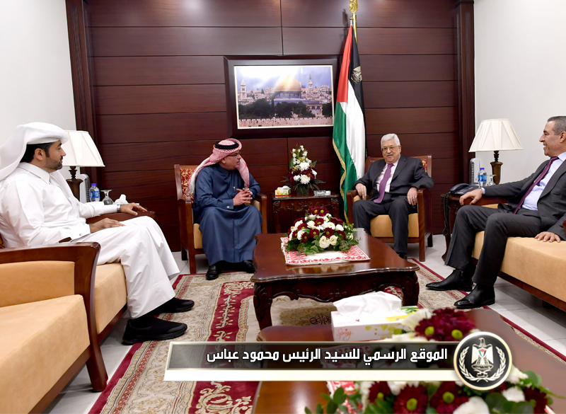 السيد الرئيس يستقبل السفير القطري محمد 
العمادي
