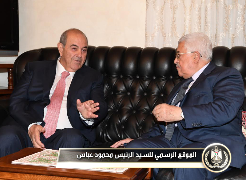السيد الرئيس يستقبل رئيس حزب الوفاق 
الوطني العراقي.