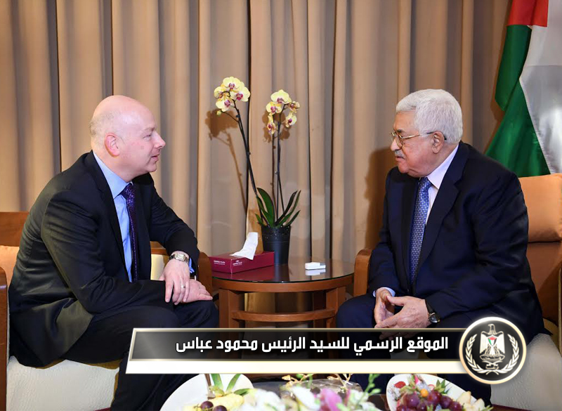 السيد الرئيس يستقبل المبعوث الخاص 
للرئيس الأميركي لعملية 
السلام.