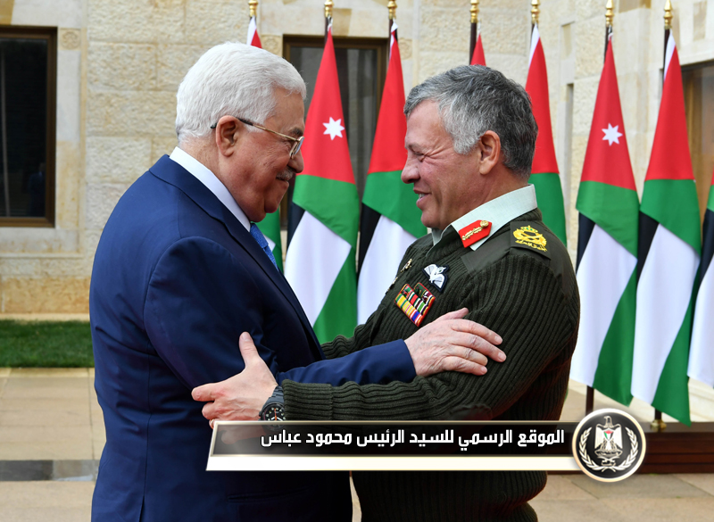 لقاء قمة بين الرئيس والعاهل الأردني في 
عمّان