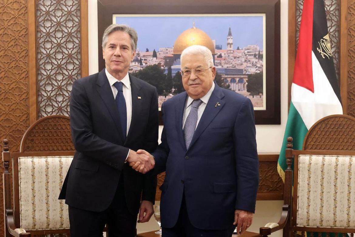الرئيس يجتمع مع وزير الخارجية الأميركي أنتوني بلينكن
