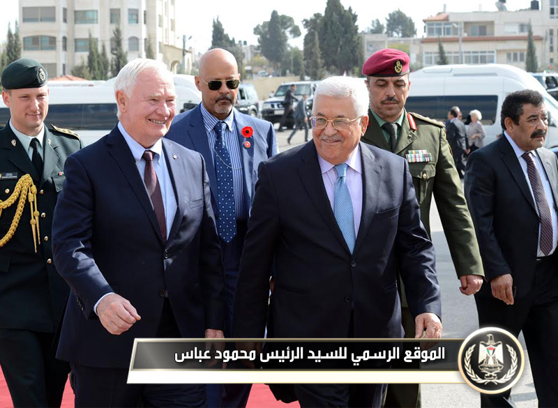 السيد الرئيس يستقبل الحاكم العام لكندا 
ديفيد جونستون.