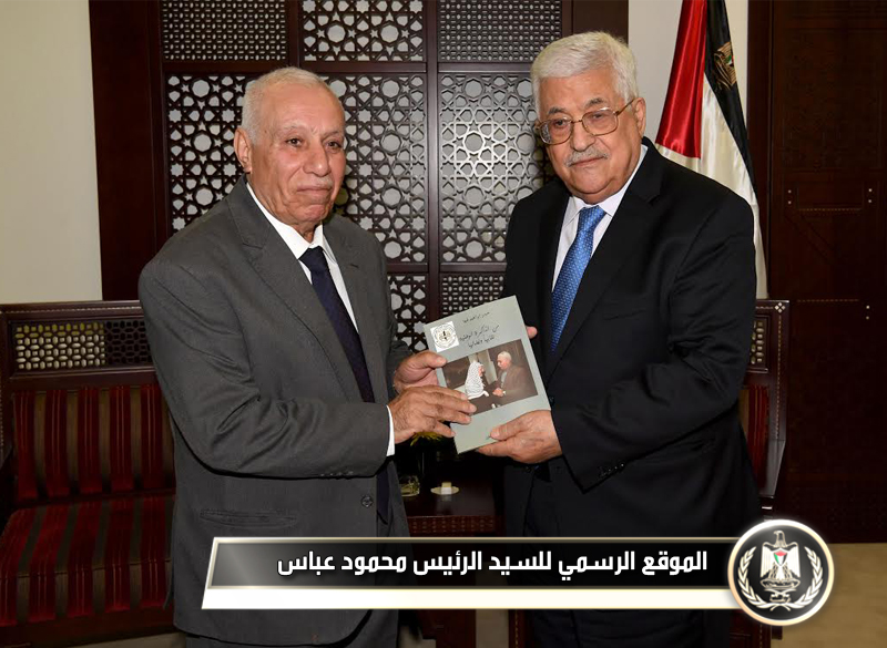 السيد الرئيس يستقبل الأمين العام 
للاتحاد العام لعمال فلسطين حيدر 
إبراهيم.
